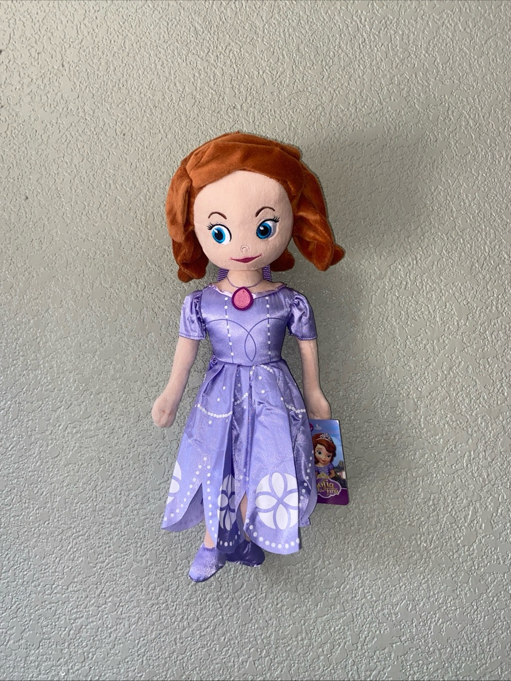 Disney Princess -Sofia The First- 14” Plush Backpack Doll Stuffed Animal NWT